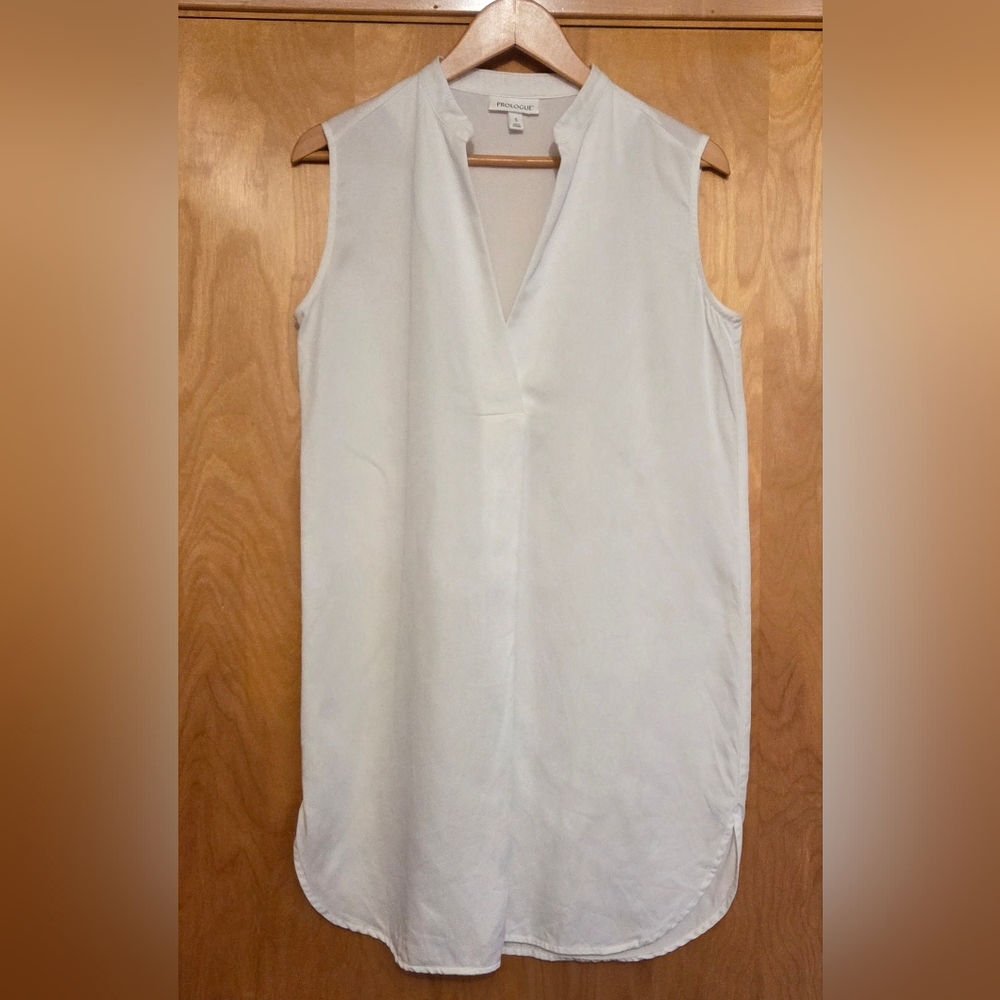 Prologue Sleeveless White Dress